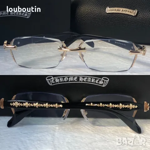 CHROME HEARTS диоптрични рамки очила за компютър прозрачни слънчеви мъжки дамски унисекс
