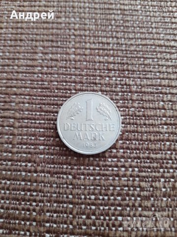 Монета 1 Германска марка 1983, снимка 1 - Нумизматика и бонистика - 35583388