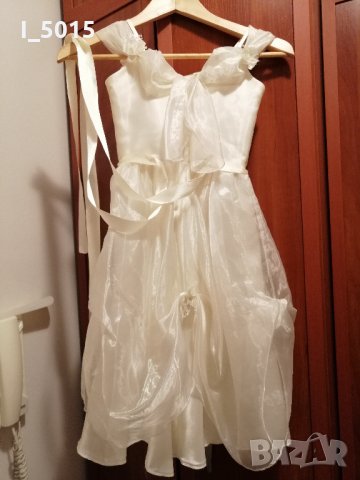 Шаферска рокля (има и ОБРЪЧ) за момиченце от 3 до 5 години и половина , снимка 1 - Детски рокли и поли - 28534185