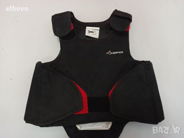 Детска предпазна жилетка за езда Fouganza safety 100