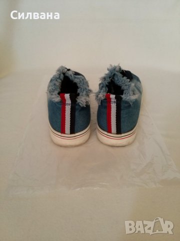 дънкови платненки, снимка 4 - Кецове - 37285760