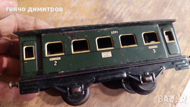4  стари метални вагончета , снимка 2 - Колекции - 43575411