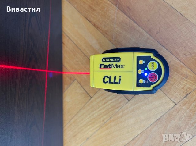 Лазерен нивелир STANLEY FatMax CLLI Лазерен линеен нивелир с 2 червени лъча 25 м, 0.4 мм/м, снимка 6 - Други инструменти - 43474724
