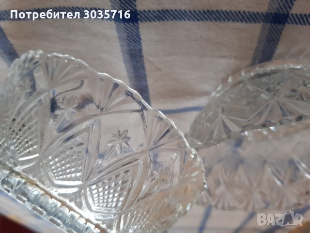 Допълване на Ретро сервизи стъкло: Купички /Дуралекс и Белослав малки чинии