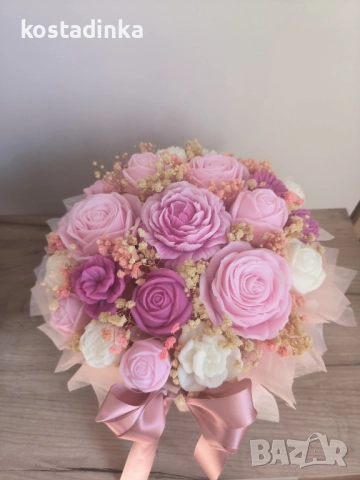 Сапунени букети , снимка 15 - Изкуствени цветя - 51714080