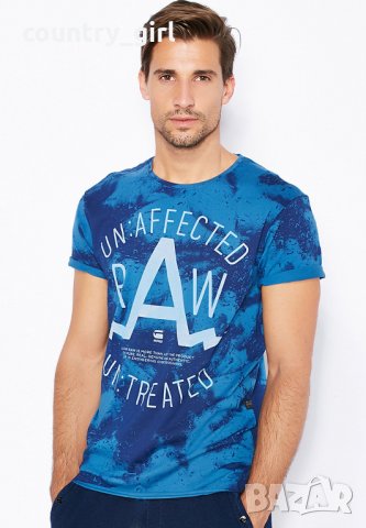 g-star la palm - страхотна мъжка тениска, снимка 2 - Тениски - 26569331