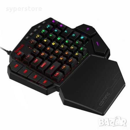 Клавиатура Геймърска USB Redragon Diti K585RGB RGB Механична Гемърска Мини клавиатура за бързи клави, снимка 4 - Клавиатури и мишки - 32388768