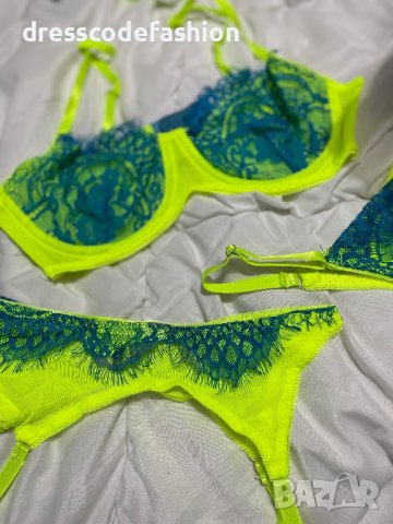 Дамски комплект бельо от четири части , снимка 7 - Бельо - 43153559