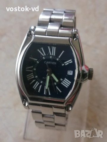 CARTIER AUTOMATIC МЪЖКИ ЧАСОВНИК РАБОТЕЩ, снимка 10 - Антикварни и старинни предмети - 53295407