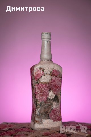 Подарък за мъж.Подарък за ловец. Оргинални, рисувани бутилки за колекция или подарък. , снимка 11 - Подаръци за мъже - 43330185