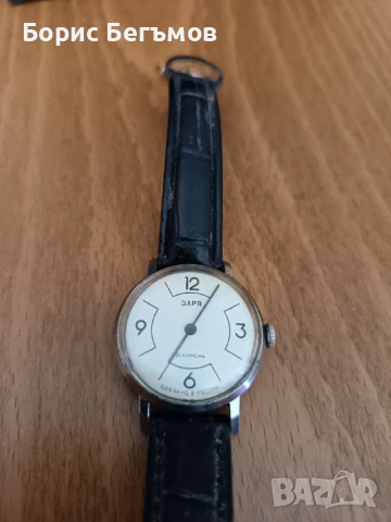 Дамски винтидж часовник Заря, снимка 5 - Дамски - 53265690