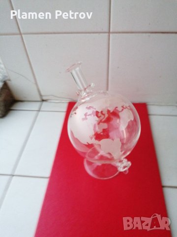 Стъклен глобус ДЕКАНТЕР .чаши, чинии , снимка 5 - Декорация за дома - 40530856