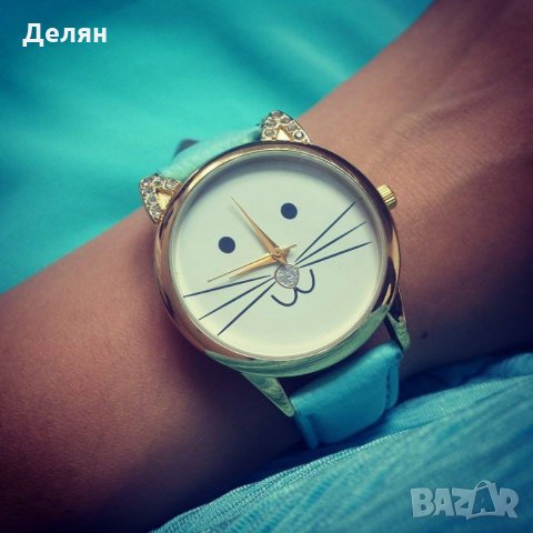 Дамски часовник с котенце, снимка 3 - Дамски - 27651490