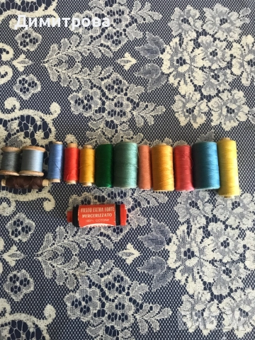 Макари /конци/ за шиене, ибришими за шиене