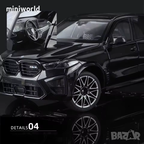 BMW X5M iM SUV 2025 - мащаб 1:18 на PAUDI моделът е нов в кутия, снимка 3 - Колекции - 52311308