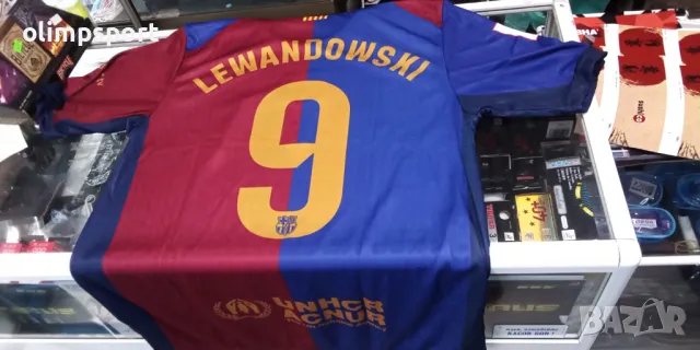 тениска Барселона нова размер Л/ХЛ спортно трико, снимка 2 - Тениски - 48853763