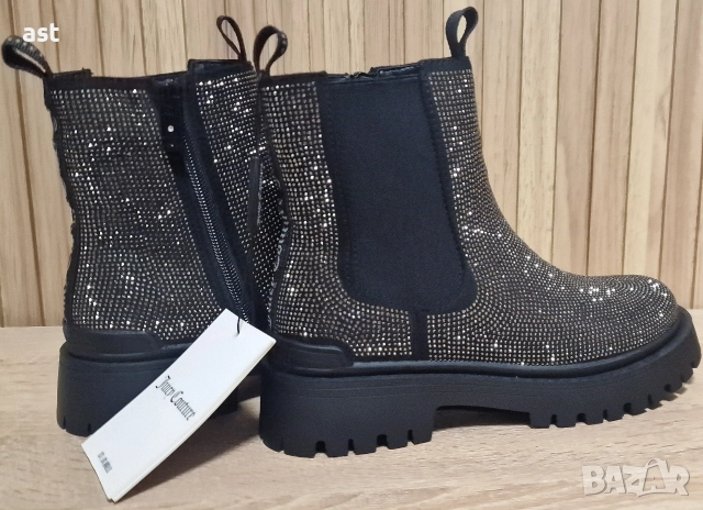 Боти с камъчета juicy, снимка 7 - Дамски боти - 52850167