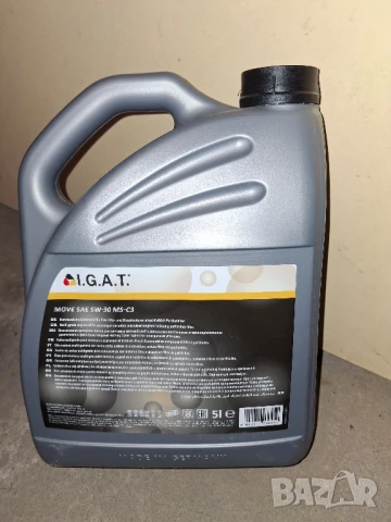Моторно масло IGAT 5W-30 5л., снимка 2 - Аксесоари и консумативи - 51396626
