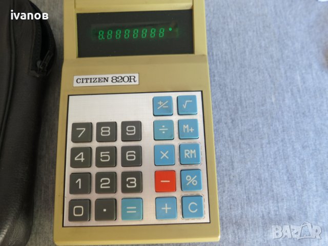 Citizen Calculator 820R, снимка 3 - Антикварни и старинни предмети - 37275073