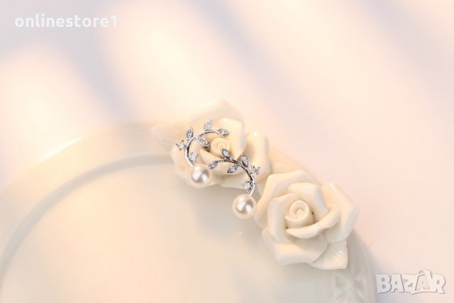 Сребърни Обеци перли - Нежен чар BJ402, снимка 7 - Обеци - 32814829