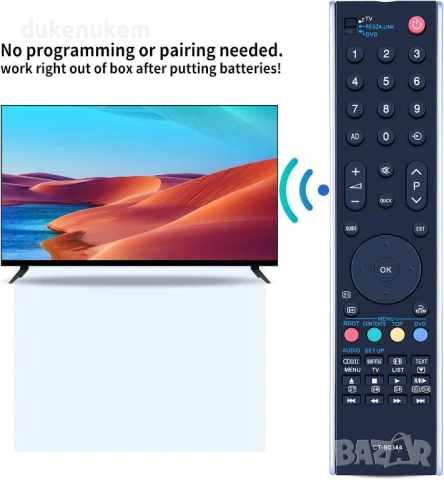 Дистанционно управление CT-90344 за Toshiba REGZA, снимка 4 - Дистанционни - 53333337