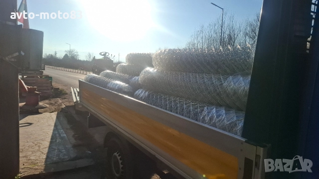 поцинкована плетена оградна мрежа 150 см от 2 мм тел ( производител )42 без ддс 50 с ддс, снимка 2 - Други - 52926582