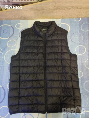 Черен Мъжки Елек 2XL