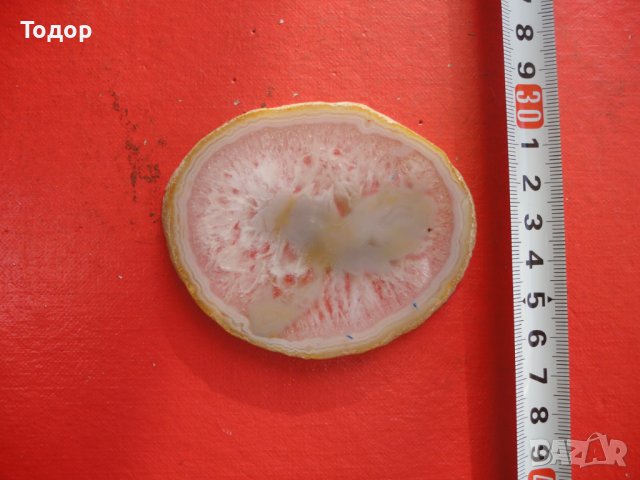 Полиран минерал ахат халцедон 4 , снимка 2 - Колекции - 43937103