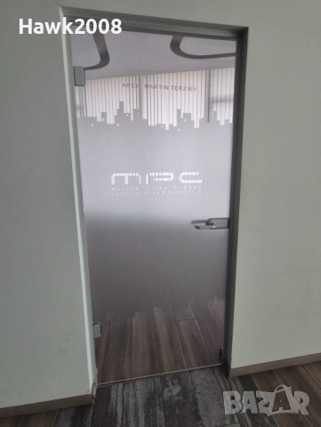 Спешно Комплект стъклена фирмена стъклена интериорна врата