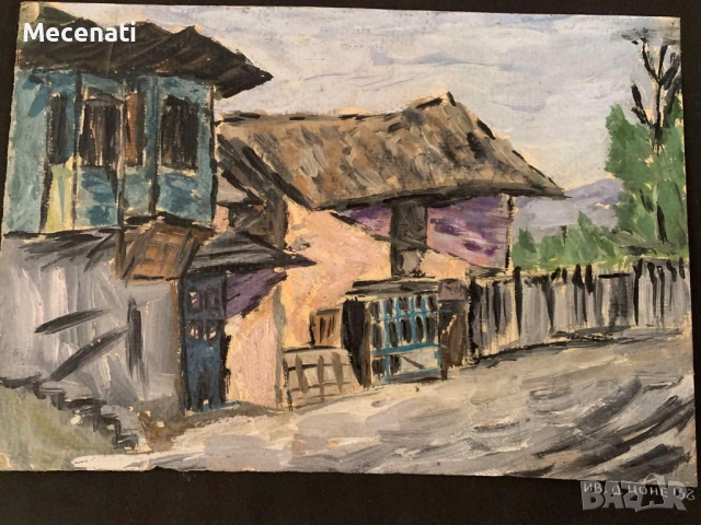 ИВАН ЦОНЕВ (1928 – 2017) гваш, снимка 5 - Картини - 53113093