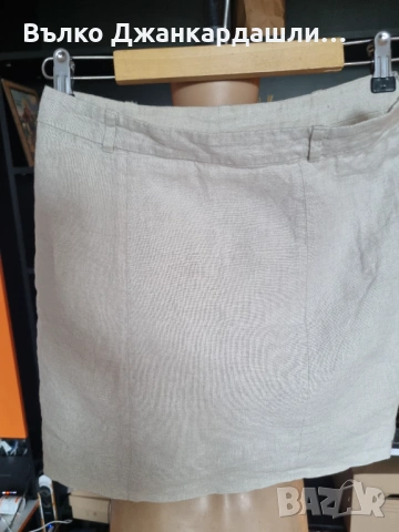 Ленена пола екрю Other stories, снимка 5 - Поли - 53094343