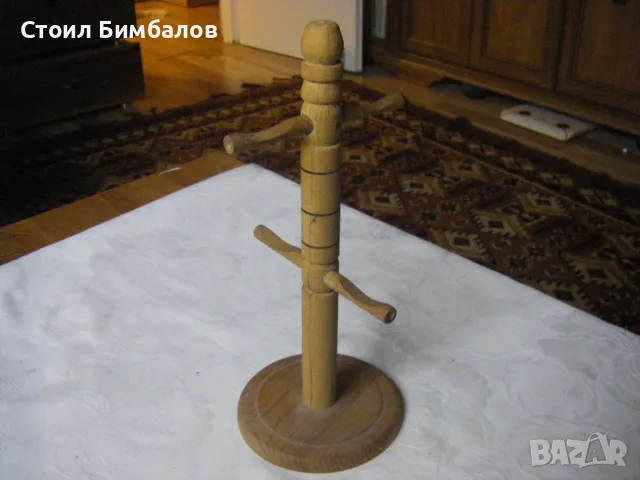 Дървена поставка за чаши, снимка 6 - Други - 47397892