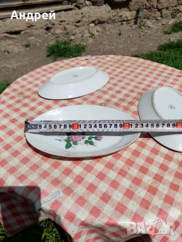 Стара порцеланова чиния,чинии #2, снимка 5 - Антикварни и старинни предмети - 32750613