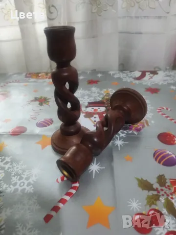 Свещници дърворезба, снимка 5 - Декорация за дома - 48154590