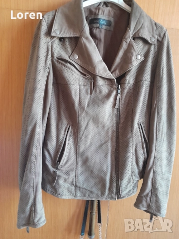 *Next leather*Яке от естествен велур топличко и мекичко