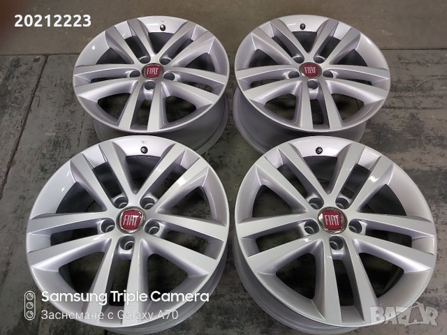 4 броя алуминиеви джанти за Fiat Croma,Fiat 500X  17, снимка 2 - Гуми и джанти - 27654410