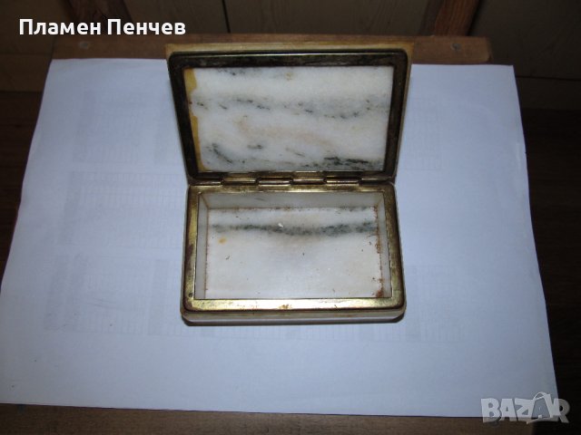 Мраморна кутия за бижута - Минералсувенир