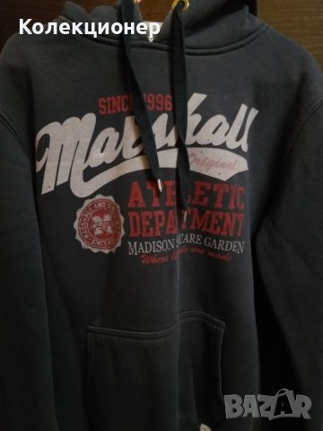 Дебел оригинален суитчър с щампа Madison Square Garden, с качулка и връзки, снимка 2 - Суичъри - 39987667