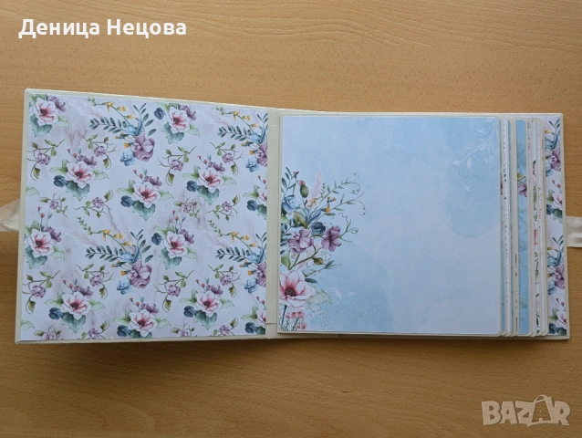 Ръчно изработен албум за моминско парти, подарък за булка, снимка 2 - Подаръци за сватба - 53474911