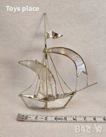 Метална платноходка със седефни платна, снимка 11 - Други - 51461118