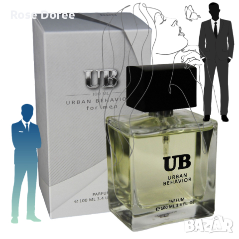 UB Urban Behavior Мъжки парфюм  - 50мл,100 мл - пълна гама 42 аромата реплика, снимка 2 - Мъжки парфюми - 44909075