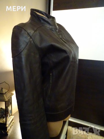 100% ЕСТЕСТВЕНО ДАМСКО КОЖЕНО ЯКЕ MAX, снимка 12 - Якета - 31973125