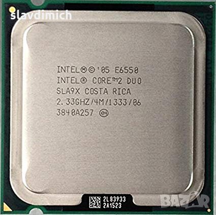 Процеоср  Intel® Core™2 Duo Processor E6550 4M Cache, 2.33 GHz, 1333 MHz FSB сокет 775