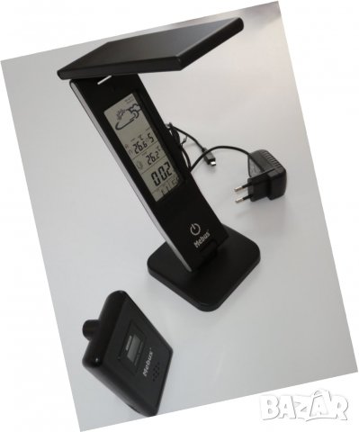 безжична LED метеорологична станция MEBUS, немска,термометър, влагомер, снимка 4 - Лед осветление - 27122251