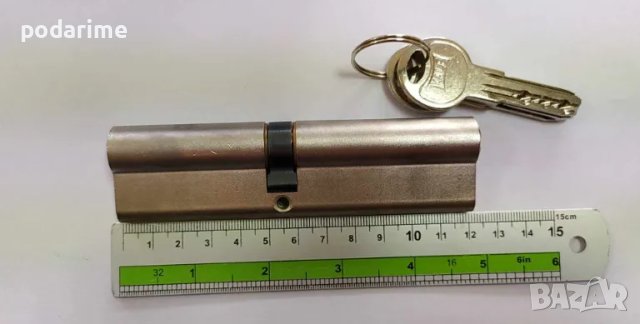 Патрон Кale/Кале, 55/65 мм, ДИН палец, 3 ямкови ключа, снимка 3 - Входни врати - 49753810