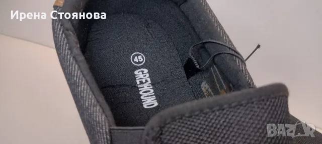 Мъжки обувки спортни Greyhound, цвят тъмно сиво 45 номер. Чисто нови. , снимка 7 - Спортни обувки - 47840664