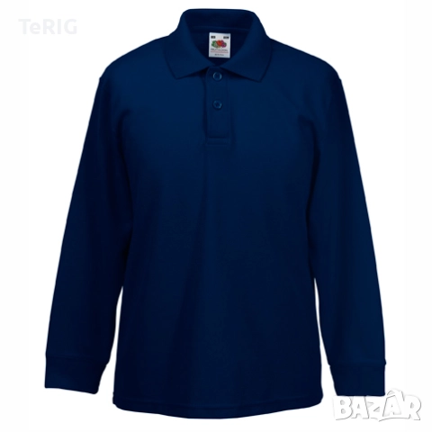 Детска поло тениска с яка дълъг ръкав, снимка 5 - Детски тениски и потници - 51453288