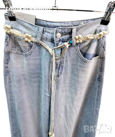 Дънки широк крачол , снимка 6 - Дънки - 50039140