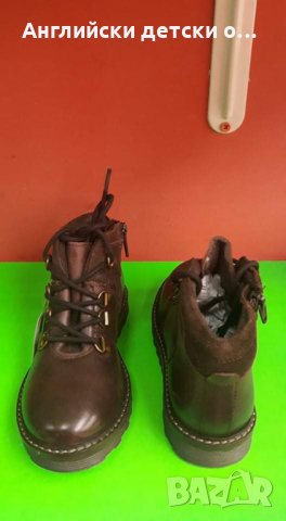 Английски детски боти естествена кожа , снимка 3 - Детски боти и ботуши - 34907571
