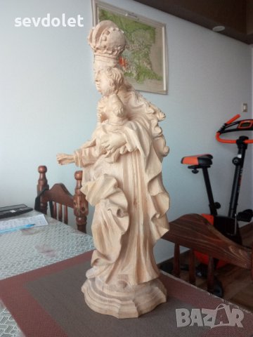 Прекрасно с изработката си, антикварно ,произведение на изкуството.Дърворезба.Ръчна изработка., снимка 4 - Други ценни предмети - 42517381